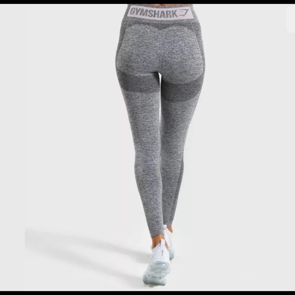 Grey gym shark flex leggings